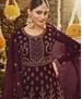 Picture of Shapely Magenta Party Wear Salwar Kameez