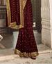 Picture of Sightly Maroon Casual Saree