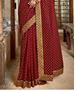Picture of Enticing Rust Casual Saree