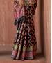 Picture of Delightful Black Silk Saree