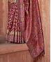 Picture of Excellent Maroon Silk Saree