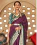 Picture of Appealing Magenta Silk Saree