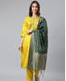 Picture of Fine Yellow Readymade Salwar Kameez