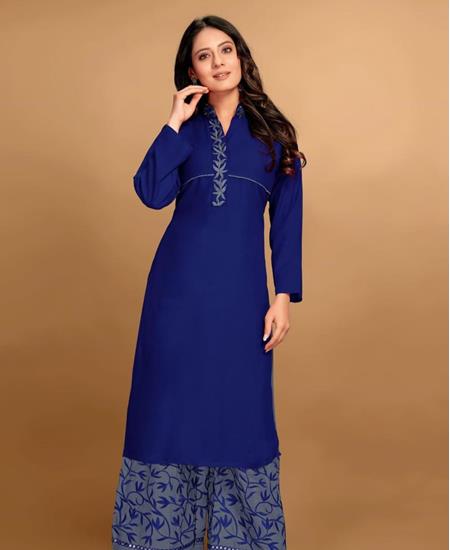 Picture of Sightly Blue Kurtis & Tunic