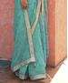 Picture of Taking Sea Green Georgette Saree