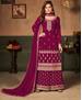 Picture of Well Formed Pink Straight Cut Salwar Kameez