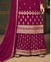 Picture of Well Formed Pink Straight Cut Salwar Kameez