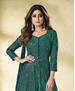 Picture of Magnificent Teal Party Wear Salwar Kameez