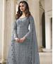 Picture of Taking Gray Straight Cut Salwar Kameez