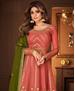 Picture of Delightful Peach Bollywood Salwar Kameez