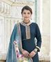 Picture of Bewitching Teal Blue Readymade Salwar Kameez