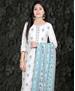 Picture of Sightly Off White Readymade Salwar Kameez
