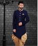 Picture of Statuesque Navy Blue Indo Western