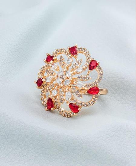 Picture of Elegant Rose Gold Adjustable Ring