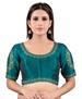 Picture of Well Formed Rama Green Designer Blouse