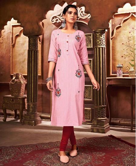 20 Awesome Pink Colour Kurti Designs For Women