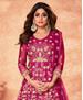 Picture of Appealing Pink Anarkali Salwar Kameez