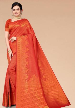 Picture of Ideal Red Casual Sarees