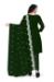 Picture of Excellent Forest Green Straight Cut Salwar Kameez