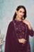 Picture of Comely Plum Party Wear Salwar Kameez
