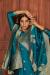 Picture of Magnificent Teal Straight Cut Salwar Kameez