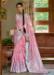 Picture of Bewitching Thistle Linen Saree