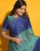 Picture of Appealing Navy Blue Chiffon Sarees