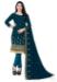 Picture of Sublime Peacock Blue Straight Cut Salwar Kameez
