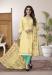 Picture of Georgette Corn Yellow Straight Cut Salwar Kameez