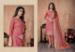 Picture of Shapely Silk Oyster Pink Straight Cut Salwar Kameez