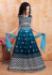 Picture of Enticing Georgette Turquoise Kids Lehenga Choli