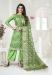 Picture of Lovely Silk Green Straight Cut Salwar Kameez