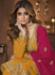 Picture of Alluring Georgette Orange Straight Cut Salwar Kameez