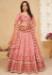Picture of Well Formed Silk Pink Lehenga Choli