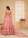 Picture of Well Formed Silk Pink Lehenga Choli
