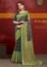 Picture of Fascinating Brasso Teal Saree