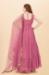 Picture of Shapely Georgette Pink Readymade Gown