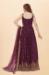 Picture of Fine Georgette Egg Plant Readymade Gown