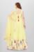 Picture of Charming Georgette Corn Yellow Readymade Gown