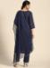Picture of Admirable Cotton Prussian Blue Readymade Salwar Kameez