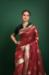 Picture of Delightful Silk Red Saree