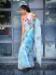Picture of Wonderful Organza Icy Blue Saree