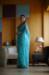 Picture of Statuesque Organza Blue Bell Saree