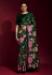Picture of Fascinating Silk Bottle Green Saree