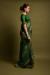Picture of Well Formed Georgette Bottle Green Saree