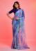 Picture of Comely Chiffon Periwinkle Saree