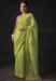 Picture of Fascinating Brasso Green Saree