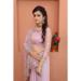 Picture of Charming Net & Silk Lilac Saree