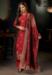 Picture of Sublime Silk Chili Pepper Straight Cut Salwar Kameez