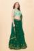Picture of Georgette Bottle Green Readymade Lehenga Choli